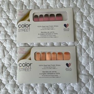 Two COLOR STREET Nail Polish Strips- Retired Shades Bundle